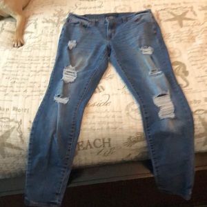 Girls Aeropostal jeans low rise Size 10